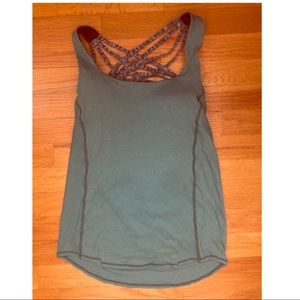 Lululemon tank open back size 2